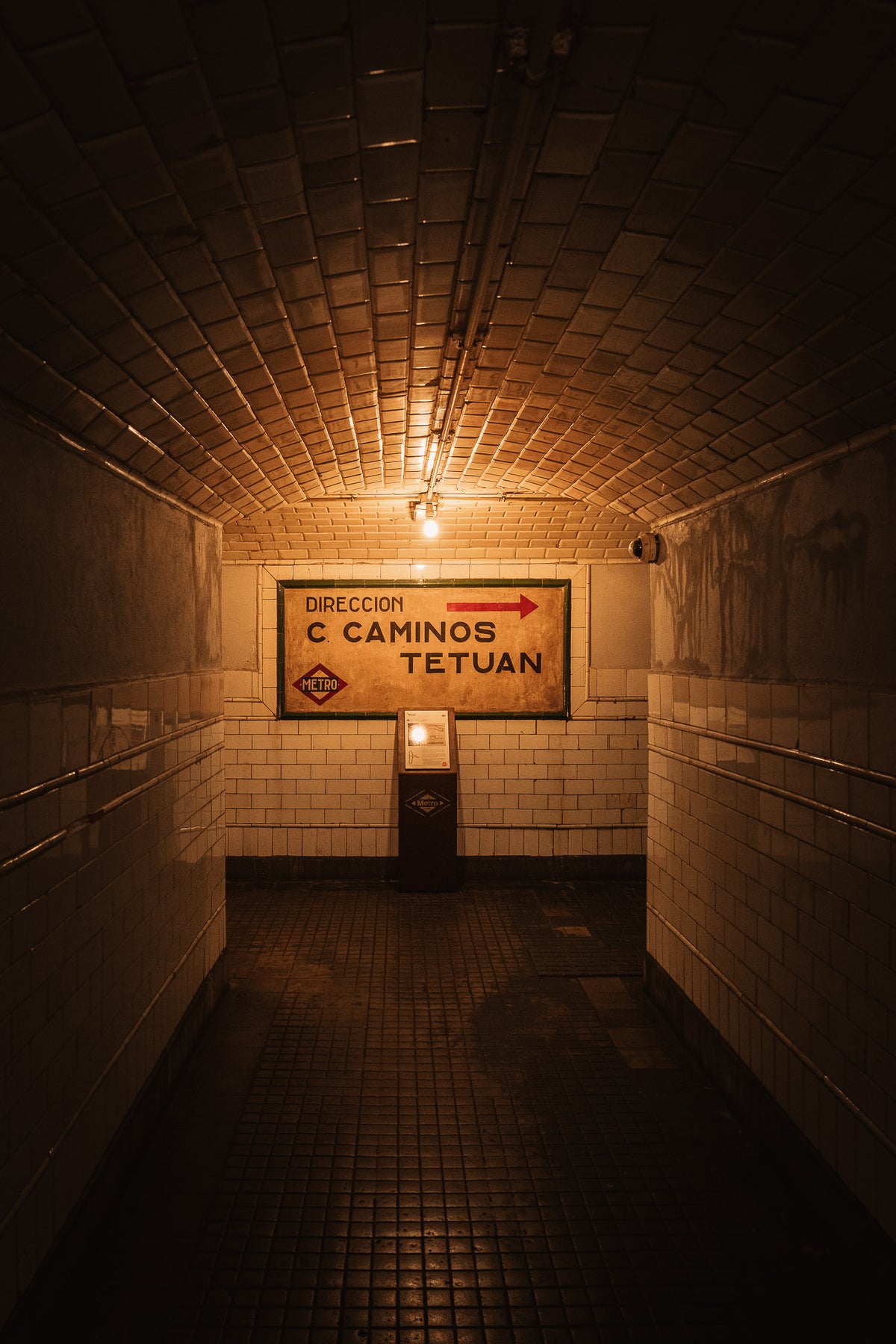 Pasillo 2 - Estación fantasma de Chamberí
