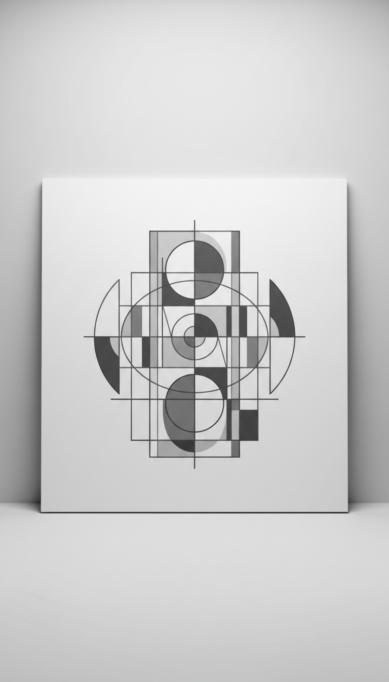 Geometría abstracta sin marco